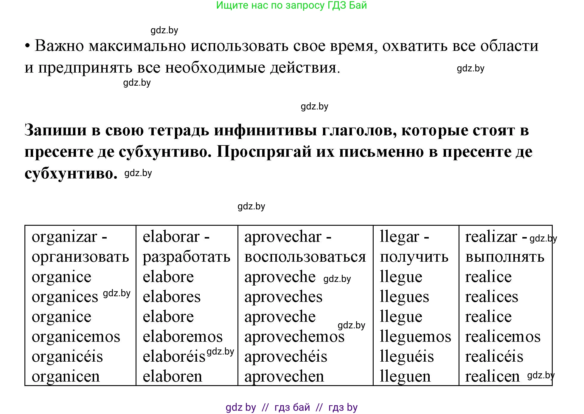 Испанский язык, 7 класс Учебник, авторы: Цыбулева Татьяна Эдуардовна, Пушкина Ольга Александровна, Карпиевич Галина Константиновна, издательство Издательский центр БГУ, Минск, 2019, бирюзового цвета, Часть 1, страница 5, номер 2, Решение (продолжение 2)
