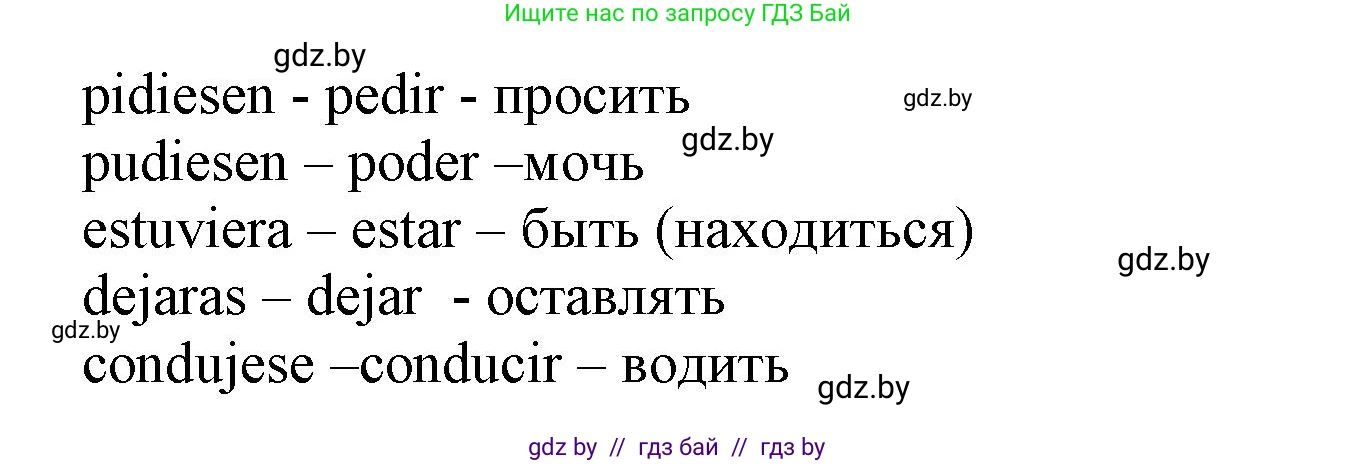 Испанский язык, 9 класс Учебник, авторы: Цыбулева Татьяна Эдуардовна, Пушкина Ольга Александровна, издательство Издательский центр БГУ, Минск, 2017, страница 105, номер 2, Решение (продолжение 2)
