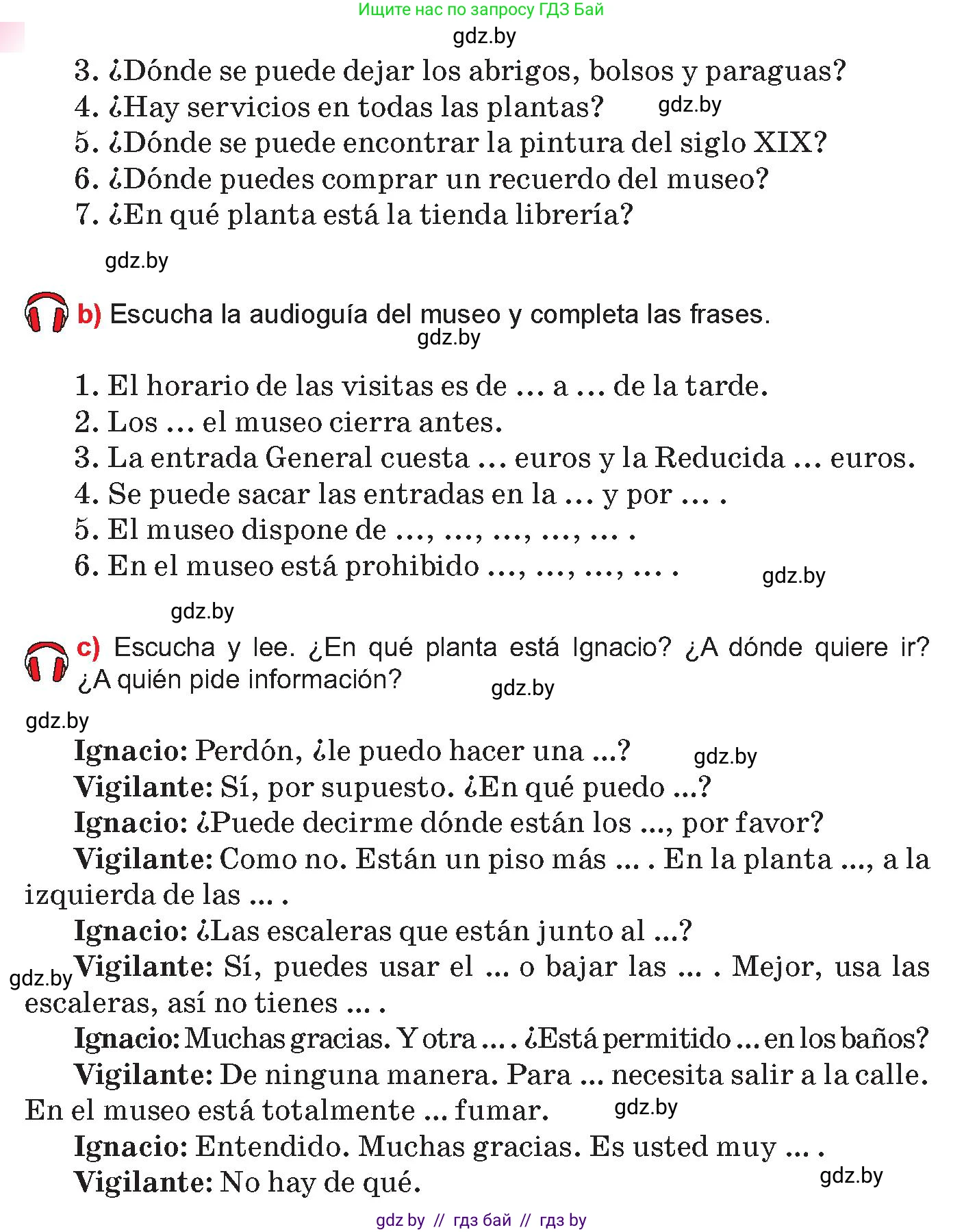 Испанский язык, 10 класс Учебник, авторы: Цыбулева Татьяна Эдуардовна, Пушкина Ольга Александровна, Карпиевич Галина Константиновна, издательство Издательский центр БГУ, Минск, 2019, оранжевого цвета, страница 91, номер 16, Условие (продолжение 2)