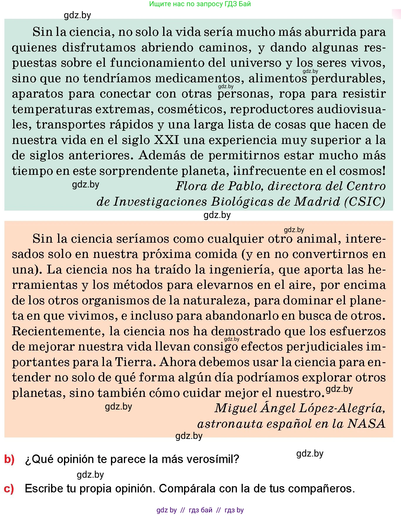 Испанский язык, 10 класс Учебник, авторы: Цыбулева Татьяна Эдуардовна, Пушкина Ольга Александровна, Карпиевич Галина Константиновна, издательство Издательский центр БГУ, Минск, 2019, оранжевого цвета, страница 36, номер 2, Условие (продолжение 4)